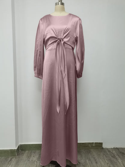 Ramadan Eid Mubarak Kaftan Dubai Abaya Türkei Muslimische Frauen Hijab Satin Kleid Islam Kaftan Marocain Kleider Vestidos Robe Femme