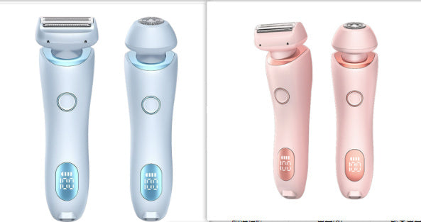 2 in 1 Epilierer zur Haarentfernung, wiederaufladbarer USB-Trimmer, Rasierer für Frauen, Körperrasierer, Gesicht, Beine, Achselhöhlen, Bikinizone, Hand, Schamhaarrasierer, Haarentferner