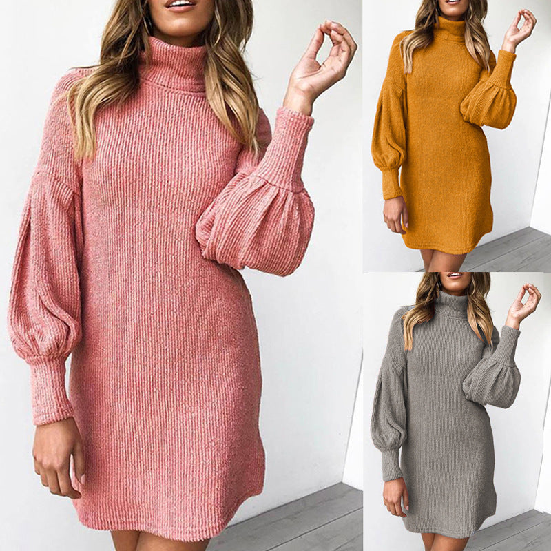 Long sleeve hip dress