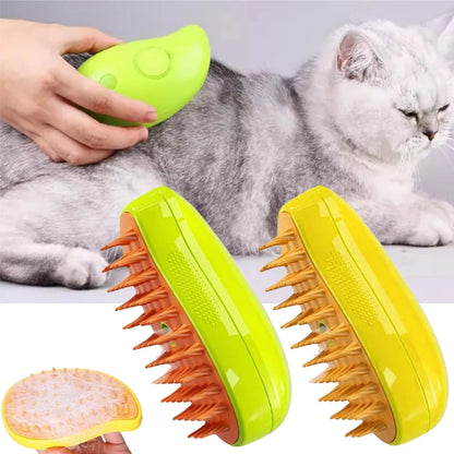 3 In 1 Cat Steam Brush Steamy Dog Brush Electric Spray Cat Hair Brushes For Massage Pet Grooming Comb Hair Removal Combs