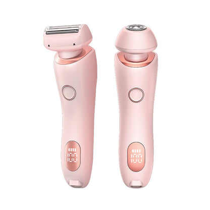 2 in 1 Epilierer zur Haarentfernung, wiederaufladbarer USB-Trimmer, Rasierer für Frauen, Körperrasierer, Gesicht, Beine, Achselhöhlen, Bikinizone, Hand, Schamhaarrasierer, Haarentferner