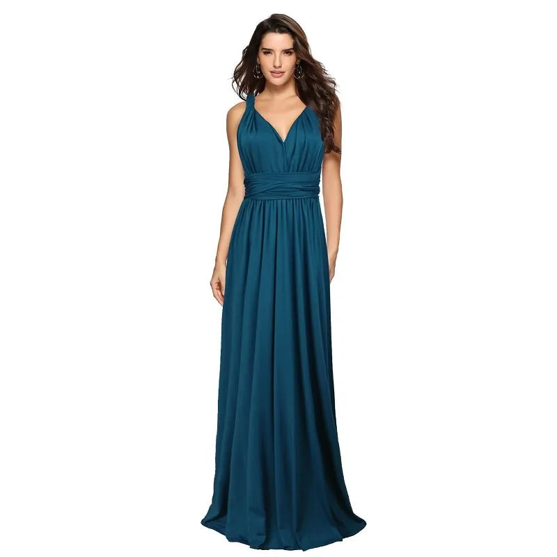 Wandelbares Maxi-Clubkleid