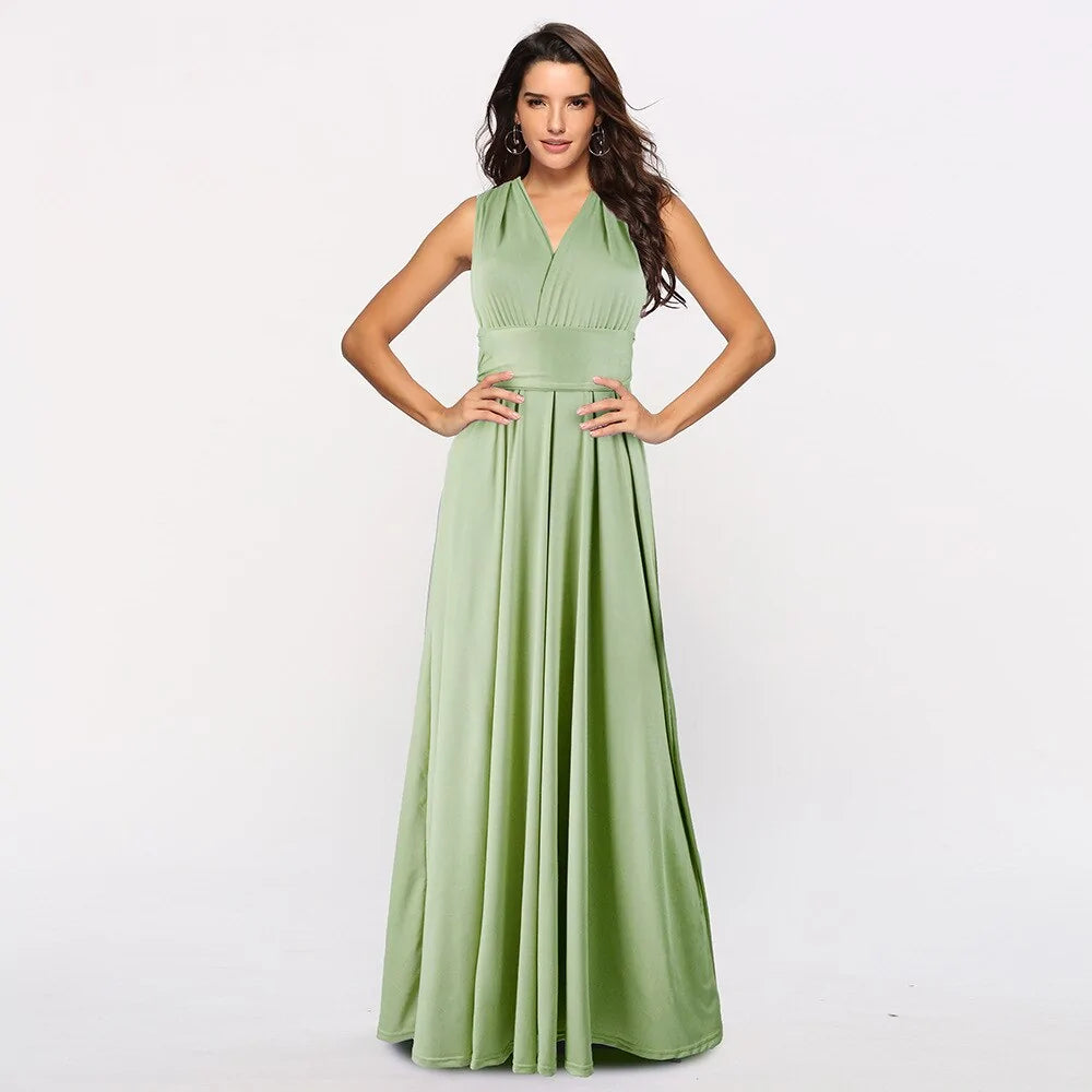 Wandelbares Maxi-Clubkleid