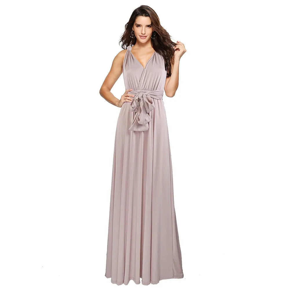 Wandelbares Maxi-Clubkleid