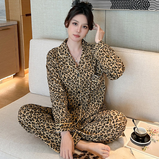 Casual Cartoon Milk Silk Homewear Suit