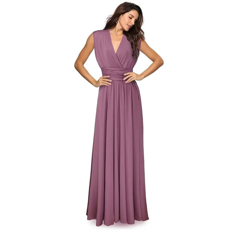 Wandelbares Maxi-Clubkleid