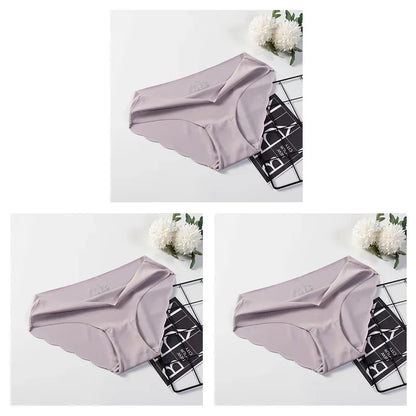 3 Pcs Nahtlose Höschen Für Frau Unterwäsche Sexy Slip Solide Weibliche Unterhose Heißer Verkauf dessous Für Damen Panty