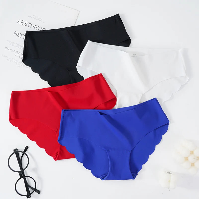 3 Pcs Seamless Panties For Woman Underwear Sexy Briefs Solid Female Underpants Hot Sale lingerie For Ladies Panty