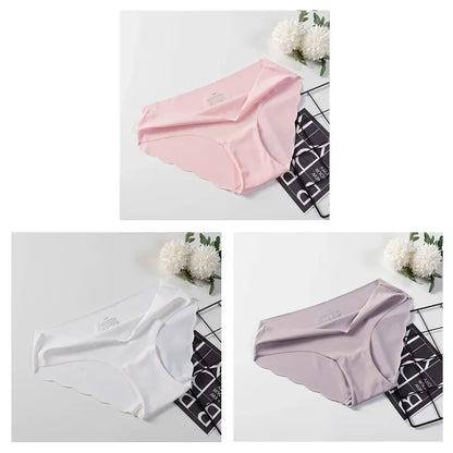 3 Pcs Seamless Panties For Woman Underwear Sexy Briefs Solid Female Underpants Hot Sale lingerie For Ladies Panty