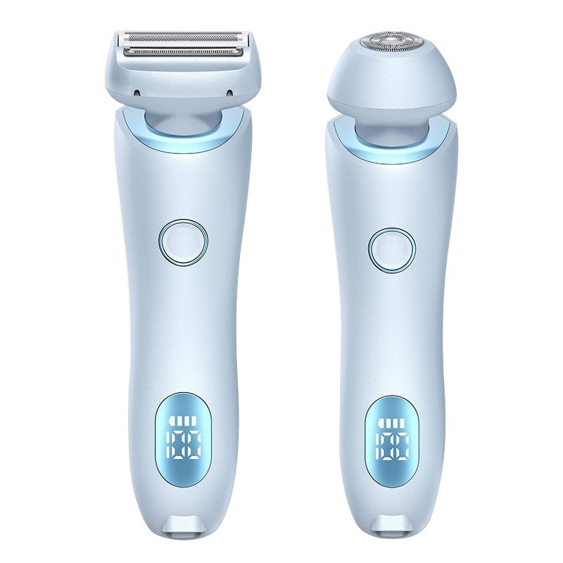 2 in 1 Epilierer zur Haarentfernung, wiederaufladbarer USB-Trimmer, Rasierer für Frauen, Körperrasierer, Gesicht, Beine, Achselhöhlen, Bikinizone, Hand, Schamhaarrasierer, Haarentferner