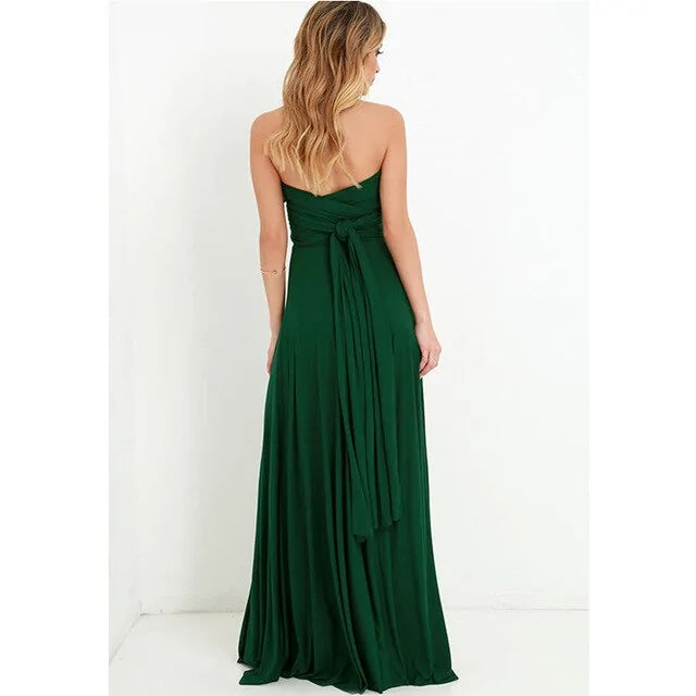 Wandelbares Maxi-Clubkleid