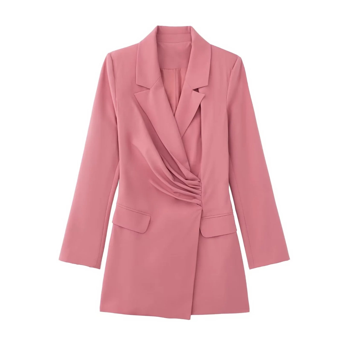 Folding Suit Jacket Dress Woman