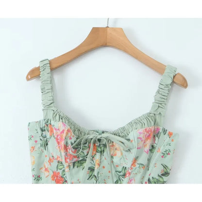 Women's Floral Strap Dress