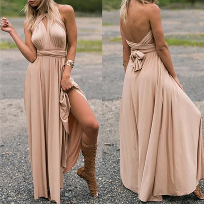 Wandelbares Maxi-Clubkleid